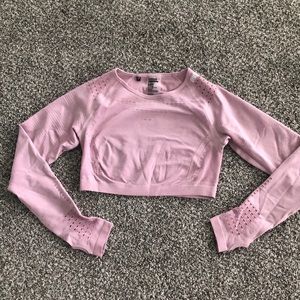 Gymshark long sleeve crop top